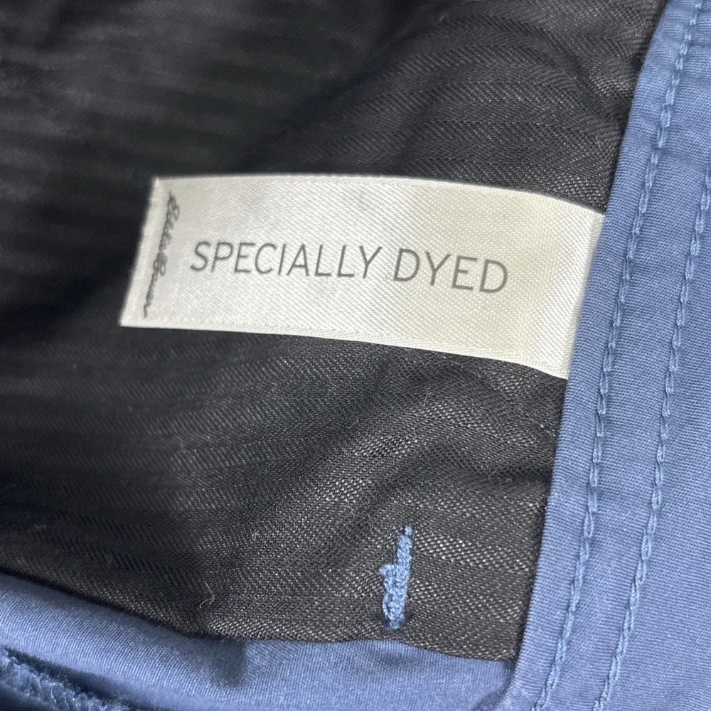 Eddie Bauer‎ Womens Blue Cotton Side Stitch Embroidered 4